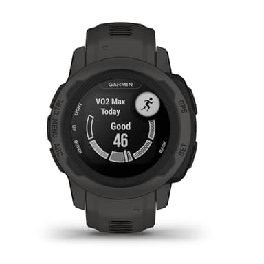 Garmin Instinct 2S, Smaller-Sized Rugged Outdoor Watch with GPS, Built for All Elements, Multi-GNSS Support, Tracback Routing and More, Graphite
