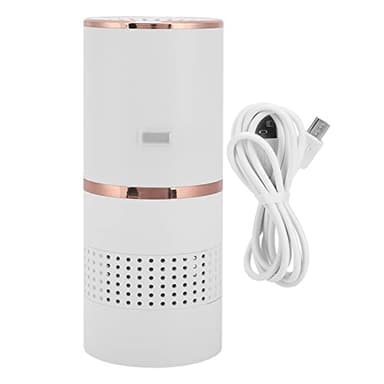 Car Air Purifier, USB Professional Portable Car Air Purifier HEPA Filter Small Portable Air Purifier with USB Cable for Smokers Pollen Pets Dust Odors Office Car