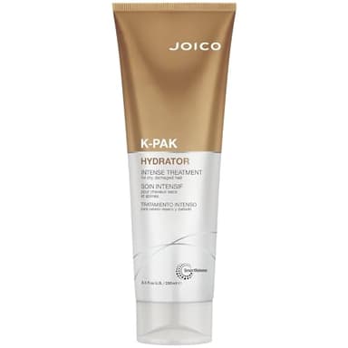 Joico K-PAK Intense Hydrator - Keratin Hair Treatment, Hair Mask for Dry Damaged Hair, Heat Protectant with Rose Hip Oil, Sulfate Free, 250mL