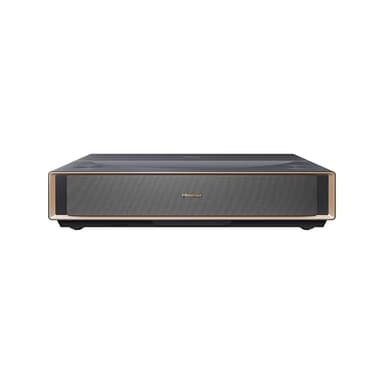 Hisense PT1-4K UHD Smart Google Ultra Short Throw Projector with 80"-150" Projection Size, Triple Colour Laser, 2500 ANSI Lumens, 3000:1 Native Contrast, Dolby Vision, IMAX Enhanced
