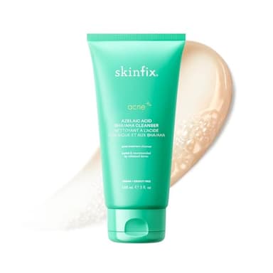 Skinfix 2% AHA BHA Azelaic Acid Cleanser - 5 oz - Acne-Safe Face Wash with Salicylic & Glycolic Acids - Controls Oily Skin & Visibly Minimizes Pores - Fragrance Free, Vegan, Founded in Canada