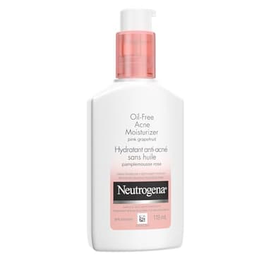 Neutrogena Acne Moisturizer, Pink Grapefruit Salicylic Acid Acne Treatment, 118 mL
