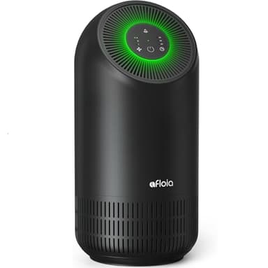 Afloia Air Purifier for Home Large Room Up to 1796 Ft², 3-Stage Air Cleaner for Bedroom 24 dB, Air Purifiers for Pets Dust Dander Mold Pollen, Odor Wildfire Smoke Eliminator, Fillo (Black)