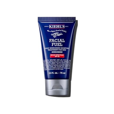 Kiehl's Facial Fuel Moisturizer with SPF 20 for Men, Energizing Face Moisturizer for Dull Skin, Non-Greasy Feel, Hydrating Lotion & Broad Spectrum Sunscreen, with Caffeine & Vitamin C - 75 ml