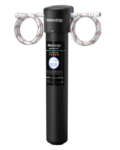 Waterdrop 17UA 3 Years Under Sink Water Filter System-Reduces Lead, Chlorine, Bad Taste & Odor-Under Counter Water Filter Direct Connect to Kitchen Faucet-NSF/ANSI 42 Certified-24000 Gallons-USA Tech