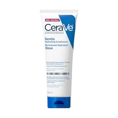 CeraVe Gentle Hydrating Conditioner for Dry Hair, Gently Nourishes & Hydrates Hair & Scalp Without Stripping Away Moisture, Leaves Hair Feeling Soft.& Healthy, Suitable for All Hair Types. 266mL