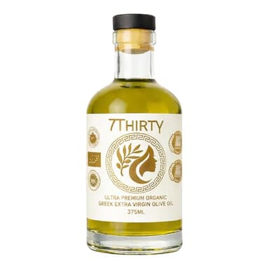 New 2025 Harvest | High Phenolic | Hydroxytyrosol | Early Harvest | 7Thirty Ultra Premium Greek Organic Extra Virgin Olive Oil | Polyphenol-Rich | First Cold Pressed | Single-Estate | Unfiltered | Raw