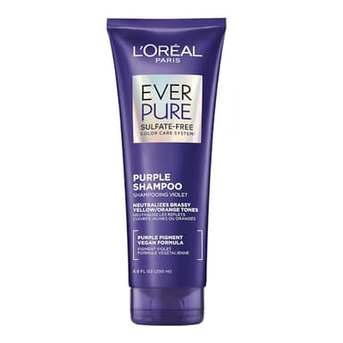 EverPure Sulfate-Free Purple Shampoo for Toning Blonde, Bleached, Brown Highlighted, Silver and Gray Hair, With Purple Pigments, 200ml