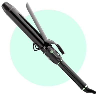 MINT Extra Long Curling Iron for Easy Long-Lasting Curls | Professional Hair Curler/Waver for Beach Waves, Curls and Volume | Ionic Ceramic Tourmaline Barrel | Auto Shut Off Dual Voltage (1.5 Inch)
