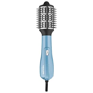 BaBylissPRO Nano Titanium Oval Ionic Hot Air Styler Blow out Hair Dryer Brush with Boar and Nylon Bristles, Medium, 2.5 inch