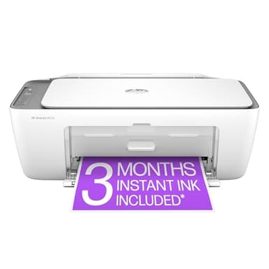 HP DeskJet 2855e Wireless All-in-One Colour Inkjet Printer, Scanner, Copier, Best for Home, 3 Months of Ink Included (588S5A)
