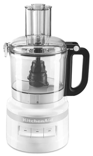 KitchenAid KFP0718WH 7 Cup Food Processor, White