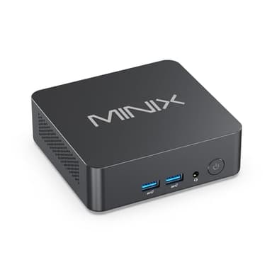 MINIX Mini PC N300, Intel Core 3 Processor N300 (8-Core, up to 3.8GHz), 16GB DDR5 RAM, 512GB PCIe SSD, Triple 4K Display Support, WiFi 6, Bluetooth 5.2, 2.5G LAN, Windows 11 Pro