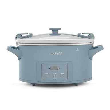 Crock-Pot Design Series 7-Quart Programmable Slow Cooker, Morning Haze Blue