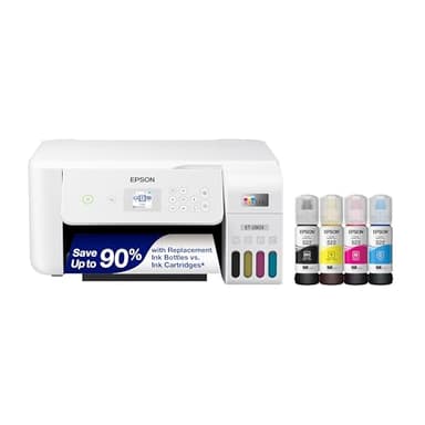 Epson EcoTank ET-2803 Wireless Colour All-in-One Cartridge-Free Supertank Printer with Scan and Copy