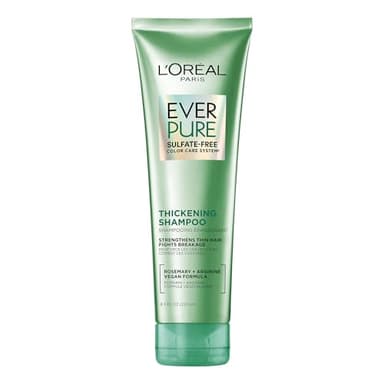 L'Oréal Paris EverPure Sulfate-Free Shampoo, Thickening Shampoo for Fortifying Thin, Fine, Fragile, Colour-Treated Hair, Hair treatment, With Rosemary, 250ml