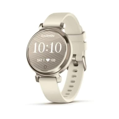Garmin Lily 2, Small and Stylish Smartwatch, Hidden Display, Patterned Lens, Up to 5 Days Battery Life, Coconut