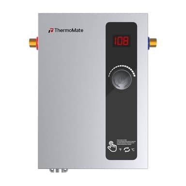 ThermoMate Electric Tankless Water Heater, 11kW at 240 Volt, On Demand Instant Hot Water Heater, Self Modulating Energy Saving, Save Space, 2.15GPM at 35°F Rise, Side Connections