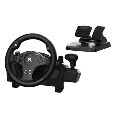 DOYO PC Racing Wheel, Steering Wheel, 270 Degree Driving Force Sim Gaming Steering Wheel with Responsive Gear and Pedals for Racing Game PC/PS3/PS4/XBOXONE/XBOX360/Nintendo Switch/Android