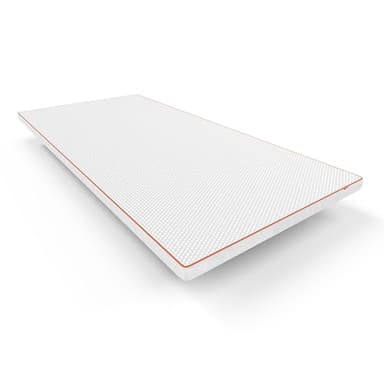 Dormeo The Essentials Dorm Mattress Topper for College, 2″ Cooling Octacell™ Airflow Comfortable Foam Dorm Bed Topper, Lightweight with Non-Slip Base, Perfect for College Student Bedding