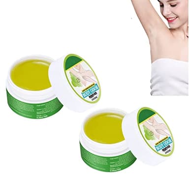 Underarm Care Odor Cream, Portable Herbal Body Odour Remover Cream, Underarm Sweat Deodorant for Man and Woman Eliminate Smell (2pcs)