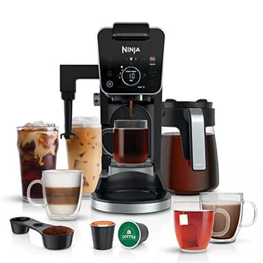 Ninja CFP301C DualBrew Pro Specialty Coffee System, Single-Serve, Pod, and 12-Cup Drip Coffee Maker (Canadian Version) , Black