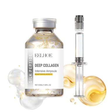 Silk Peptide Intensive Lifting Ampoule - Deep Collagen Silk Peptide Intensive Lifting Ampoule Serum for Face Tightening and Lifting, Korean Anti Aging Face Serums for Women 1.7fl.Oz/50ml (1)