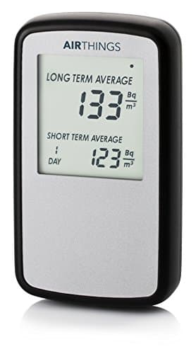 AIRTHINGS Corentium Home , Radon Gas Detector, Canadian Version in Bq/m, grey
