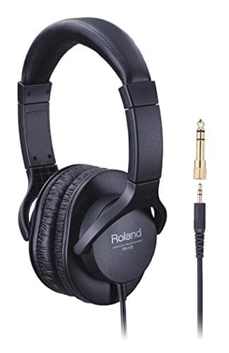Roland RH-5 | Over-Ear, Closed-Back Monitor Headphones Performance | for Everyday Music Making & Audio Playback | Balanced Tone | Comfortable & Lightweight | Conversion Plug Included