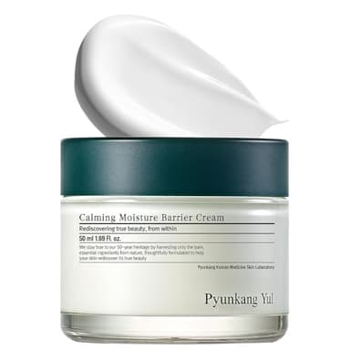 Pyunkang Yul PKY Calming Moisture Barrier Cream Instantly Soothes Sensitive Skin, Hyaluronic Acid & Ceramide for Hydration, Vegan, Korean Skincare (1.69 Fl. Oz, 50ml)