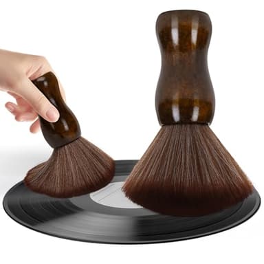 Vinyl Record Cleaner Brush - Ultra Soft Anti Static Brush for Vinyl Records - Essential Record Player Accessories for Flawless