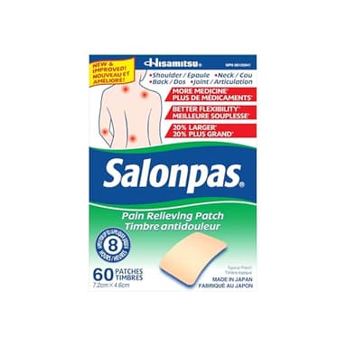 Salonpas Pain Relieving Patch, 60 count