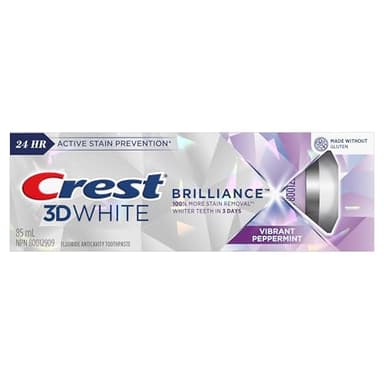 Crest 3D White Brilliance Toothpaste Vibrant Peppermint, 85 ml