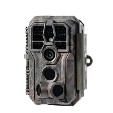 GardePro E5S Trail Camera (Non Cellular, Non WiFi), 64MP 1296p HD Video, Game Cameras 100ft Night Vision Motion Activated with Ultra Fast 0.1s Motion Activated Waterproof for Deer Wildlife Rodent Cam