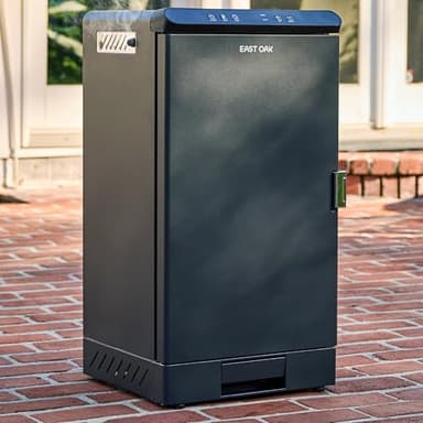 EAST OAK 30-inch Electric Smoker, Outdoor Smoker with Convenient Side Wood Chip Loader, 725 Sq Inches of Cooking, Digital Control and 4 Removable Racks for Outdoor Kitchen, Upgrade
