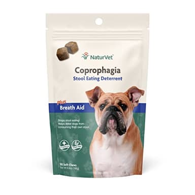 NaturVet Coprophagia Stool Eating Deterrent Soft Chews, 90 Count