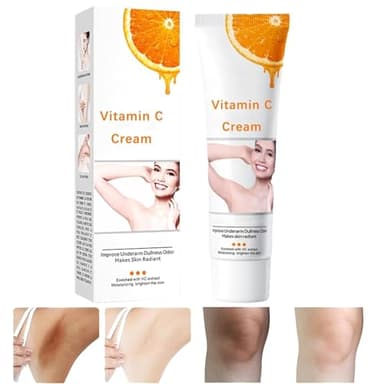 Underarm Brightening Cream, Dark Spot Remover for Body, Underarm, Intimate Areas, Inner Thigh, Armpit, Dark Elbows and Knees, Bikini Areas, Private Parts, Underarm White Cream, 50ml (1 PCS)
