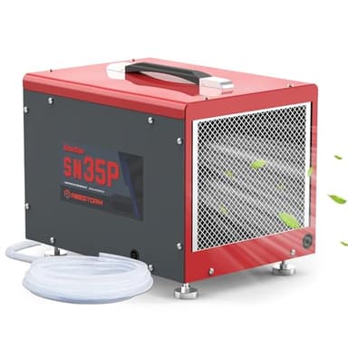 Abestorm Commercial Dehumidifiers with Pump and Hose, Compact 70 PPD Crawl Space dehumidifier, up to 1,000 sq. ft, Auto Defrost, Memory Starting