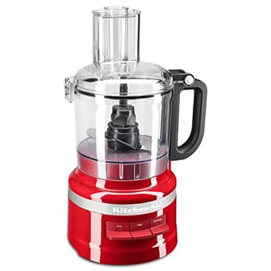 KitchenAid-KFP0718ER-7-Cup-Food-Processor-Chop,-Puree,-Shred-and-Slice Empire-Red