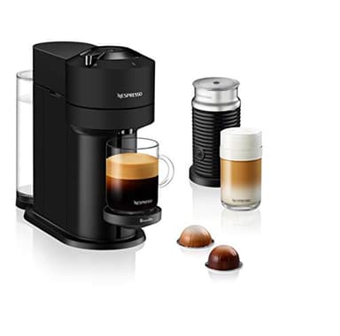 Nespresso Vertuo Next Single Serve Coffee and Espresso Machine by Breville with Aeroccino Milk Frother, Matte Black