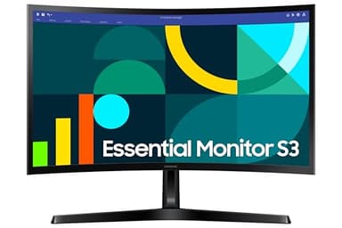 Samsung 27-inch FHD Black Curved Screen Monitor with 100 Hz Refresh Rate, Game Mode, Eye Saver Mode - (LS27D368GANXZA) [Canada Version]