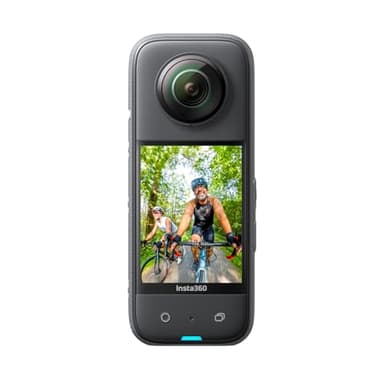 Insta360 X3-360 Camera with 5.7K 360 Active HDR Video, 4K Single-Lens Camera, Waterproof, FlowState Stabilization, 2.29" Touchscreen, AI Editing, for Motorcycle, Wintersports and Vlogging