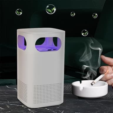 Portable Purple Light Purifier,Mini Air Purifiers For Desktop, Small Lightweight Silent USB Desktop Purifier, Household Purifier For Office, Bedroom, Home, Car, Room