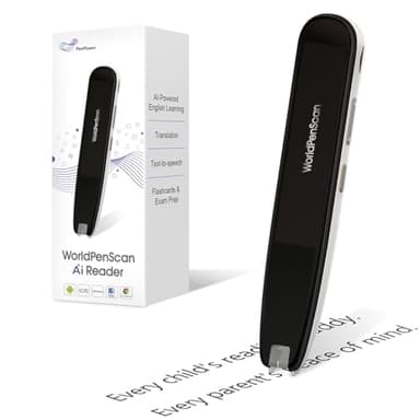 WorldPenScan AI Reader – AI-Powered Reading Pen for Dyslexia & ESL – Bilingual English-French Translator & AI Reading Buddy for Mac/PC/Mobile