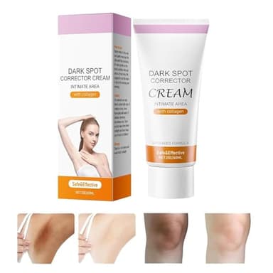 Skin Bleaching Cream for Private Parts, Women Underarm Brightening Cream for Body, Intimate Area, Neck, Armpit, Elbow, Inner Thigh and Knee, Improve Private Area Odor 60ml