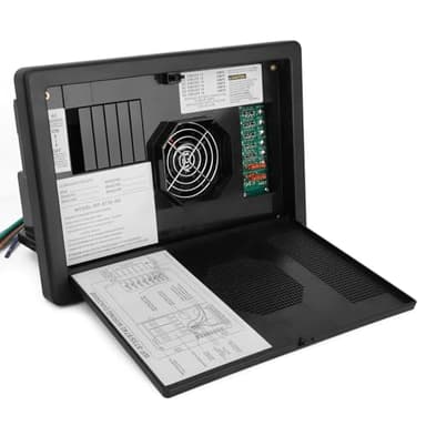 WF-8735-AD 30 Amp RV Power Converter Assembly, Charger Intelligent Detection of Lead-Acid, Lithium 3-Level Charging,30 Amp Power Center, 30/35-Amp DC Output, Fit for WFCO WF-8735-P, RV, Campers,etc