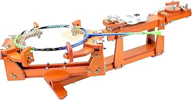 Badminton Racket String Machine,Racket String Tools, Racket Stringing Machine, 6-Point Fixed 60lb Badminton String Machine/Digital Display, Squash, Tennis or Badminton