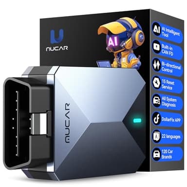 MUCAR AI-Assisted OBD2 Scanner Bluetooth Lifetime Update Sup ELM327, BT200 MAX OBD2 Diagnostic Tool All System Diagnostic Tool with 15 Resets for iOS & Android, CANFD Protocol, Autoauth for FCA SGW