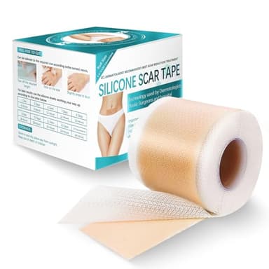 Pumkot Silicone Scar Sheets, Silicone Scar Tape(1.6” x 120” Roll-3M)