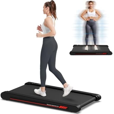 Sperax Walking Vibration Pad with APP,2.5 HP Under Desk Treadnill with Remote Control,Compact Portable Treadmill for Home and Office
